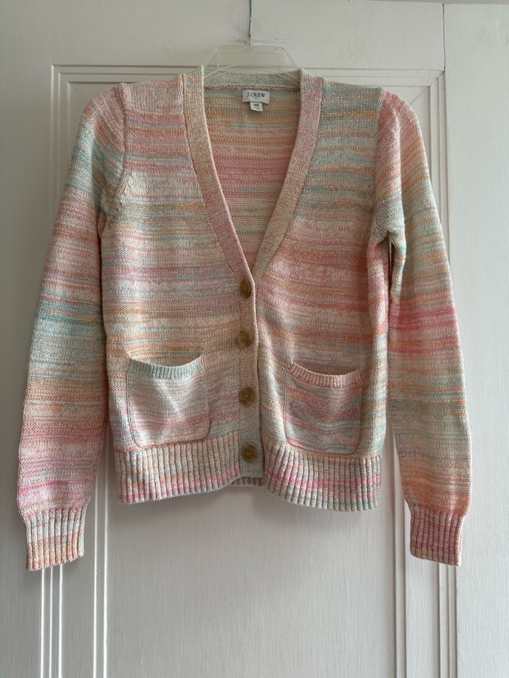 Like-new J. Crew Rainbow Multi 🌈 Beach Cardigan - XS